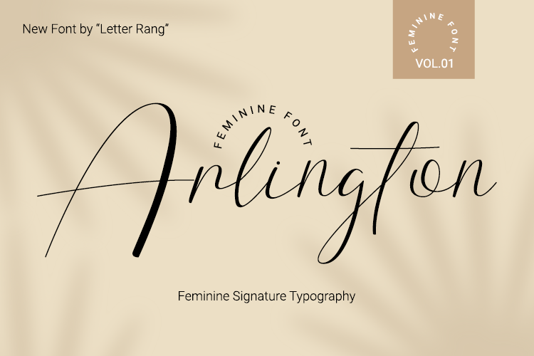Arlington Script Font