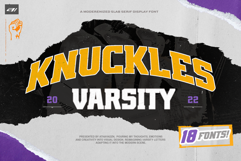 AZN Knuckles Font