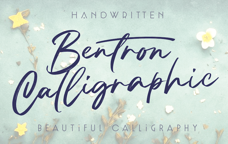 Bentron Calligraphic Font
