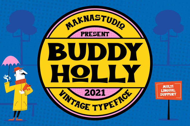 Buddy Holly Font