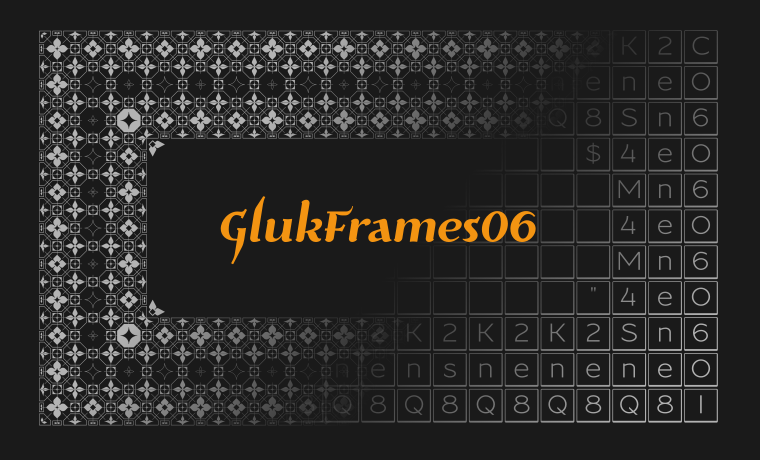 GlukFrames06 Font