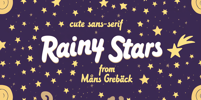 Rainy Stars Font