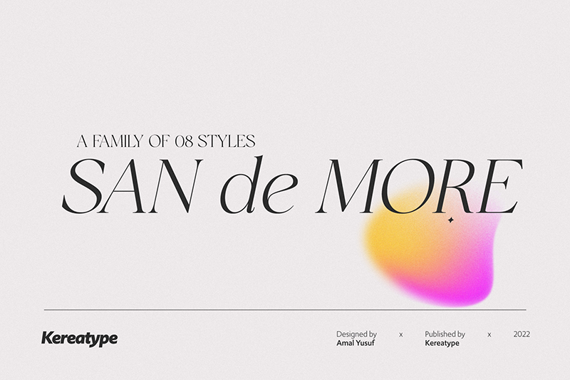 San de More Font