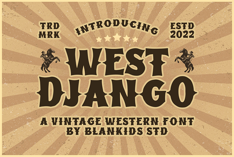 West Django Font