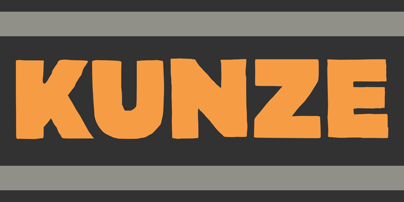 Kunze Font