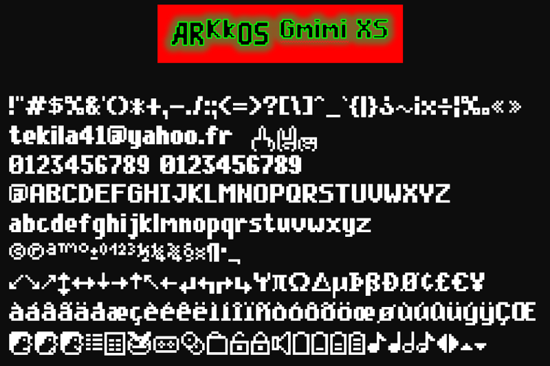 Arkkos Gmimi Font