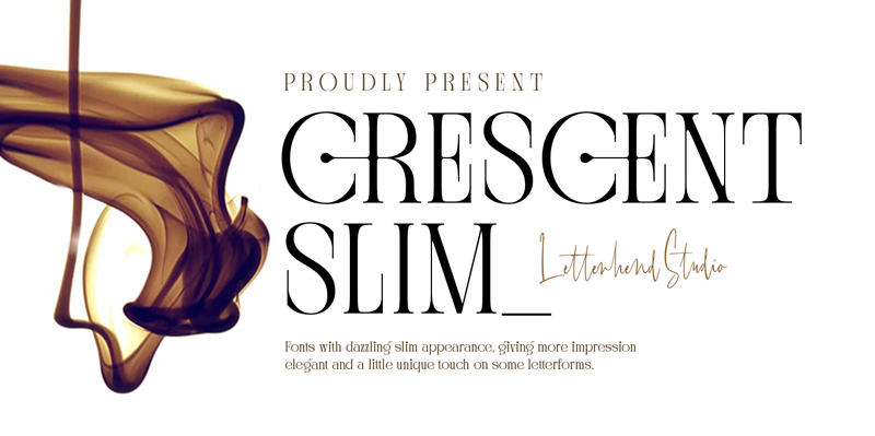 Crescent Slim Font