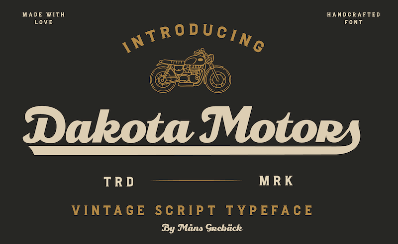 Dakota Motors Font