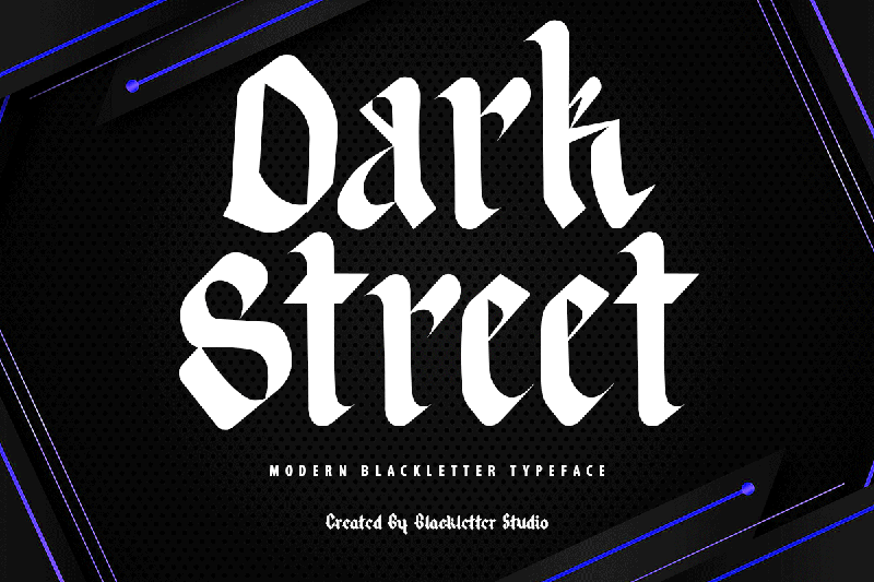 Dark Street Font