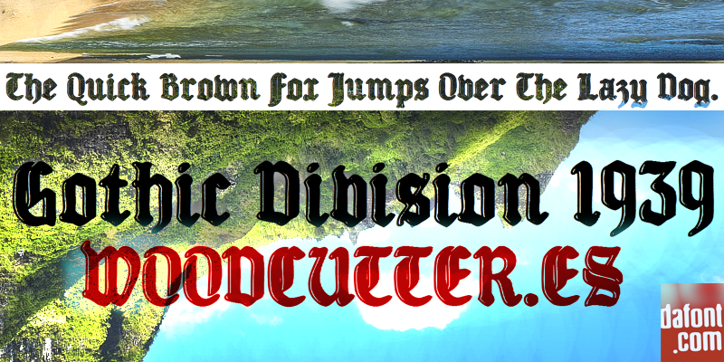 Gothic Division 1939 Font