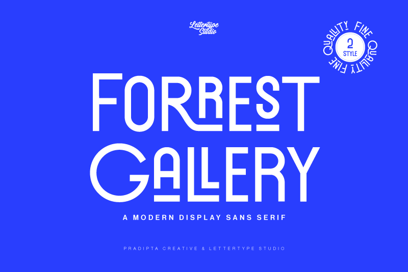 Forrest Gallery Font