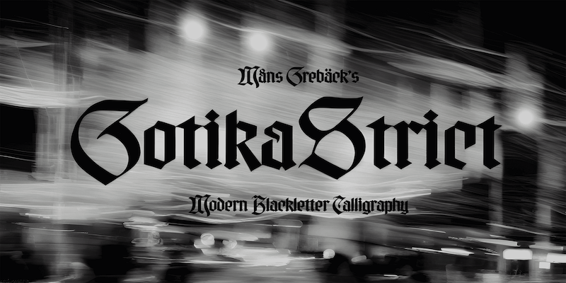 Gotika Strict Font