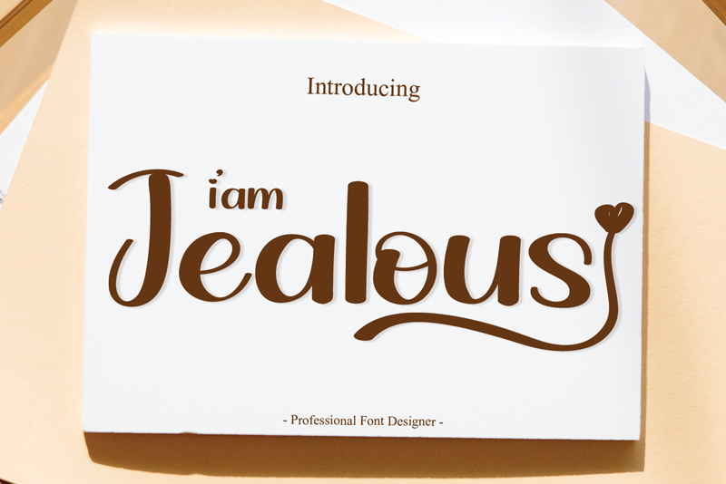 Im Jealous Font