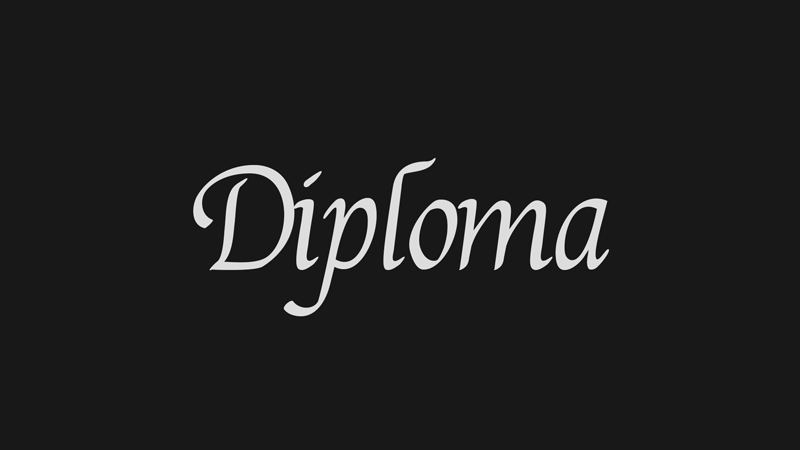 LT Diploma Font