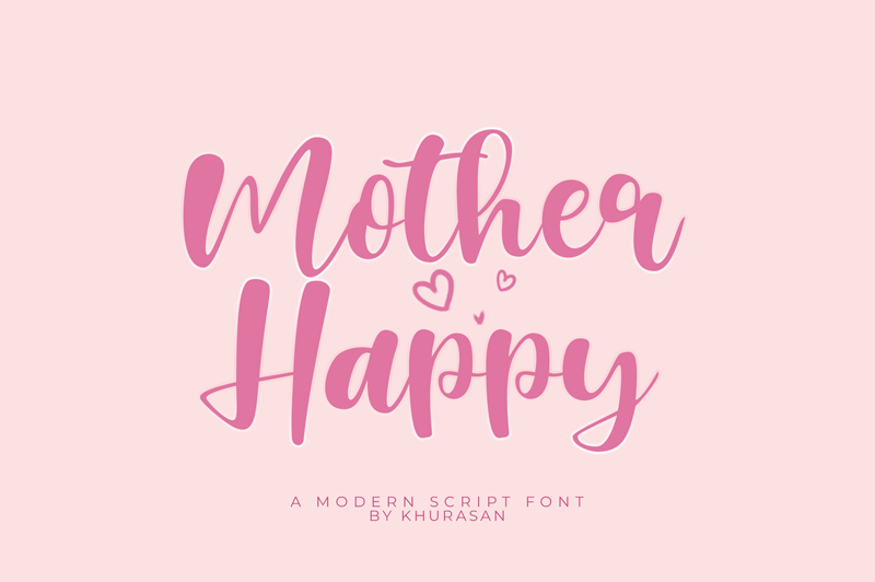 Mother Happy Font