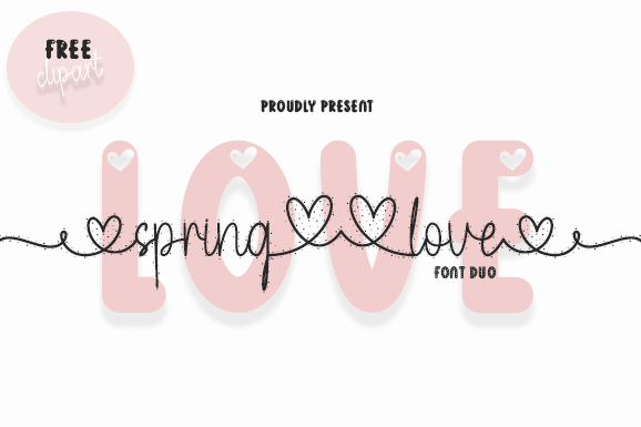 Spring Love Display Font