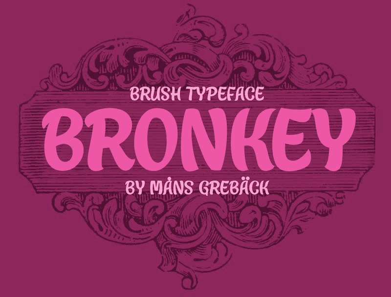 Bronkey Font