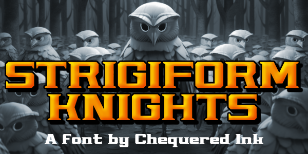 Strigiform Knights Font