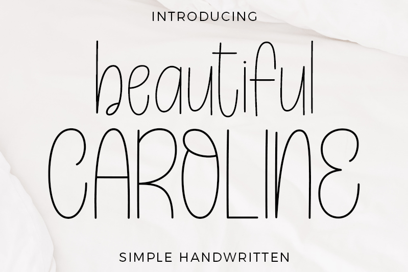 Beautiful Caroline Font