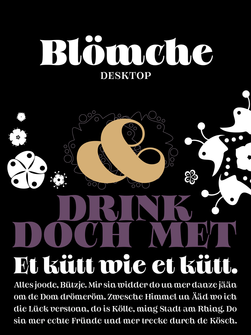 Bloemche All Caps Font