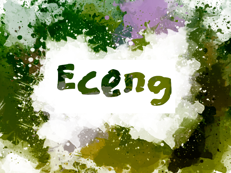 e Eceng Font