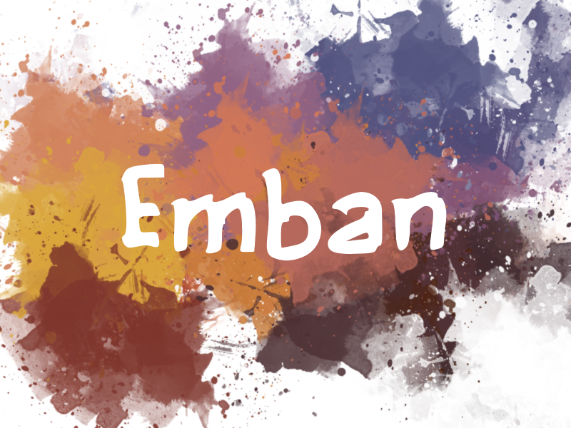 e Emban Font