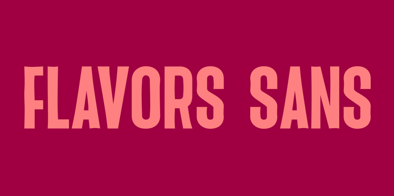 Flavor Sans Font