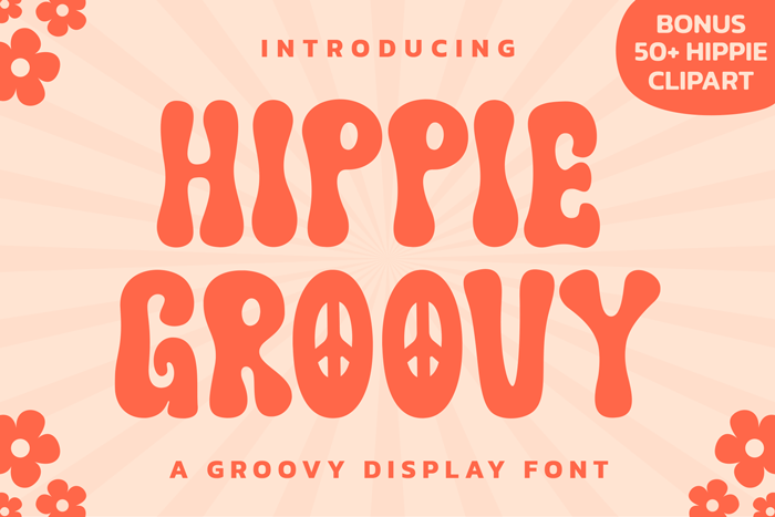 Hippie Groovy Font