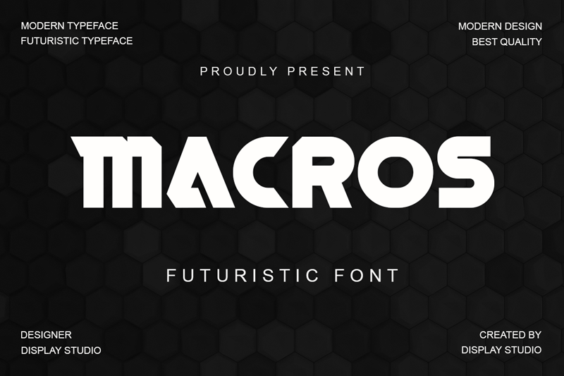 Macros Font