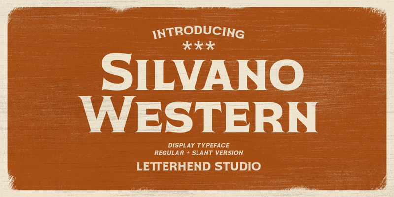 Silvano Western Font