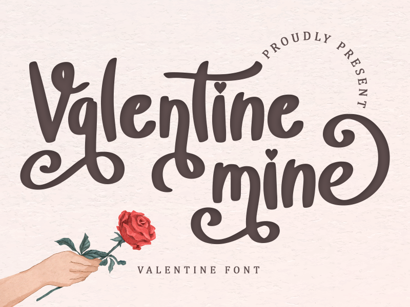 Valentine Mine Font