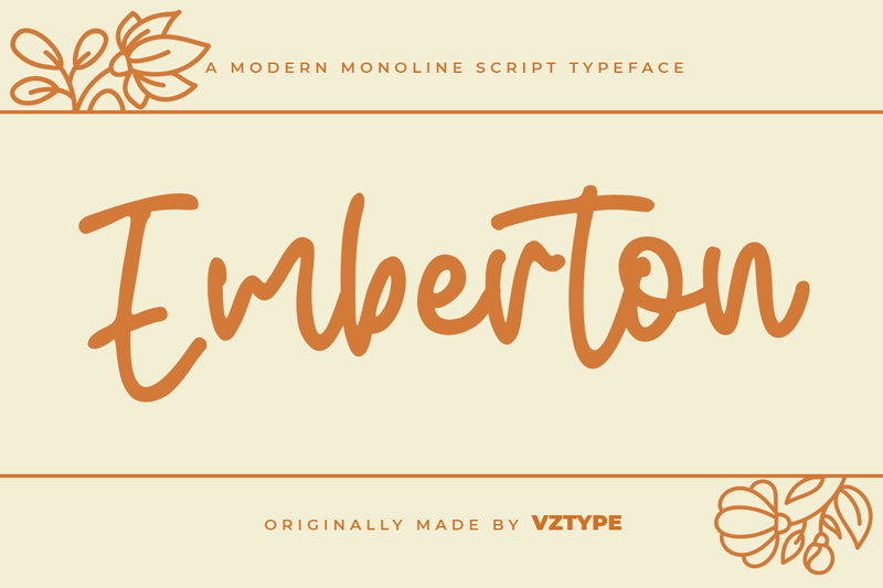 Emberton Font