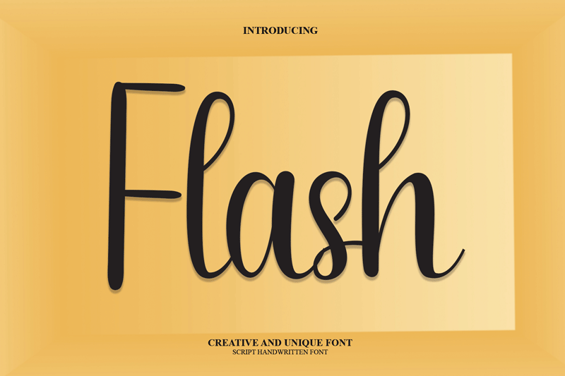 Flash Font