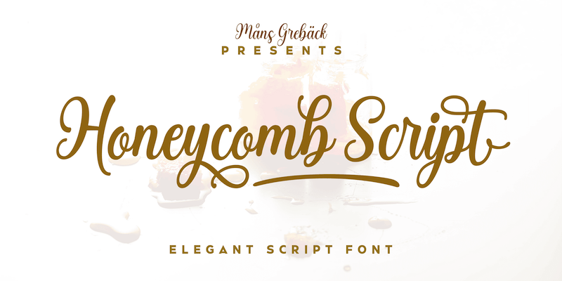 Honeycomb Script Font
