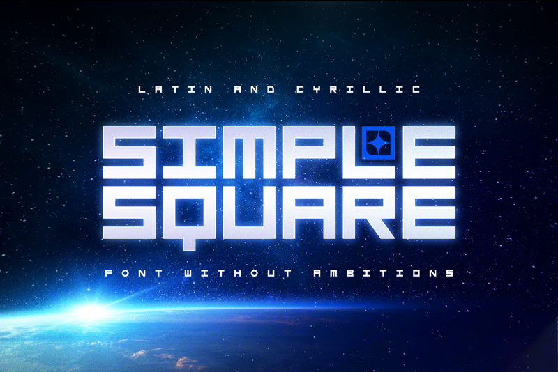 ST Simple Square Font