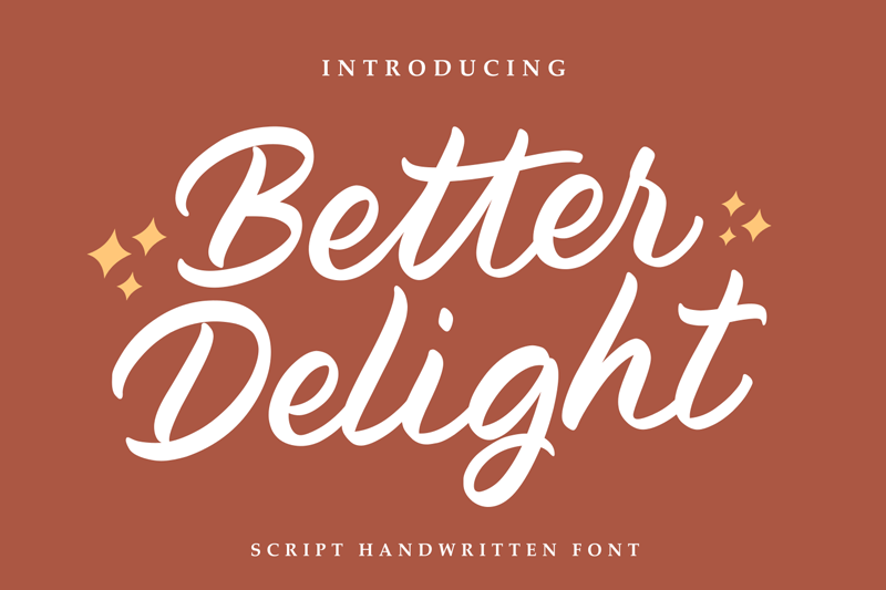 Better Delight Font