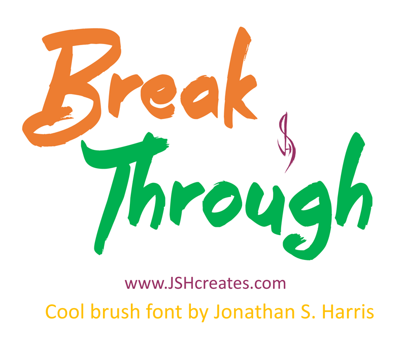 Break Through Font