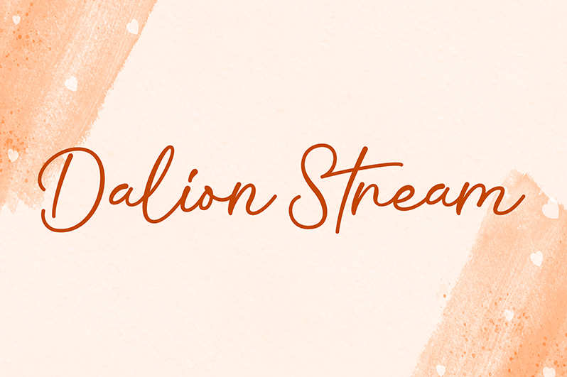 Dalion Stream Font