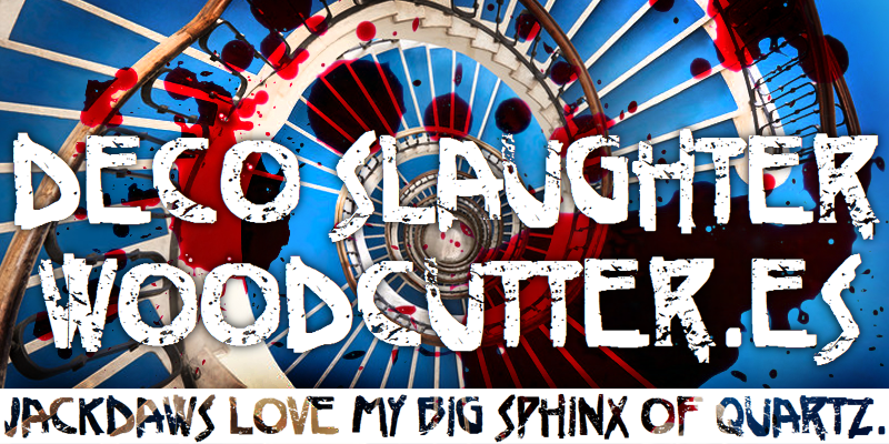 Deco Slaughter Font