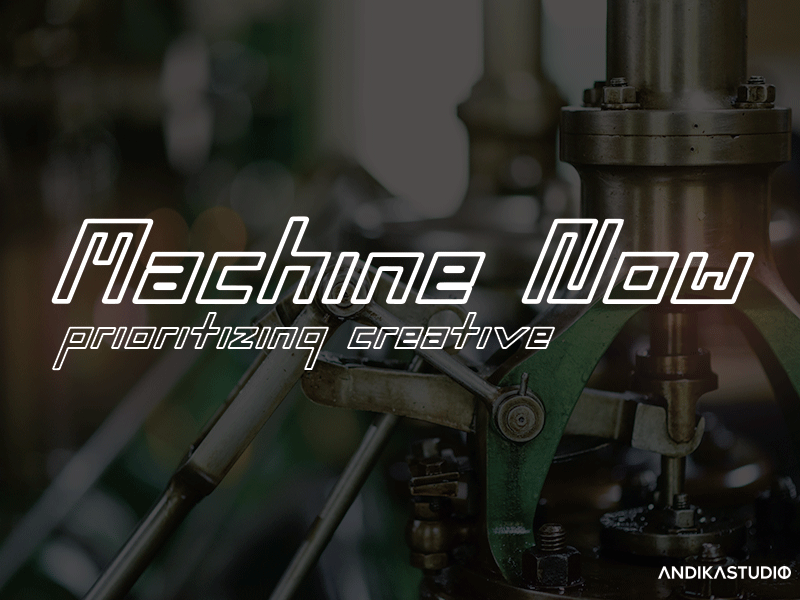 Machine Pro Font