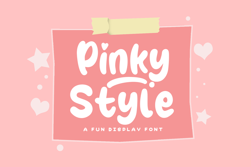 Pinky Style Font