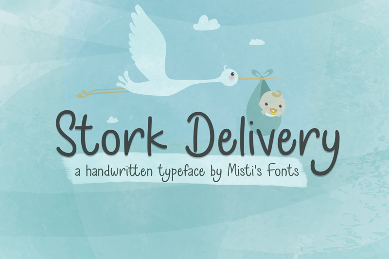 Stork Delivery Font