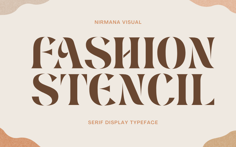 Fashion Stencil Font
