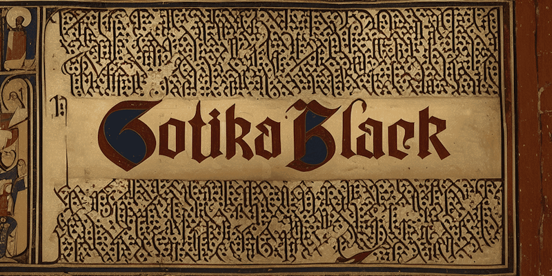 Gotika Black Font