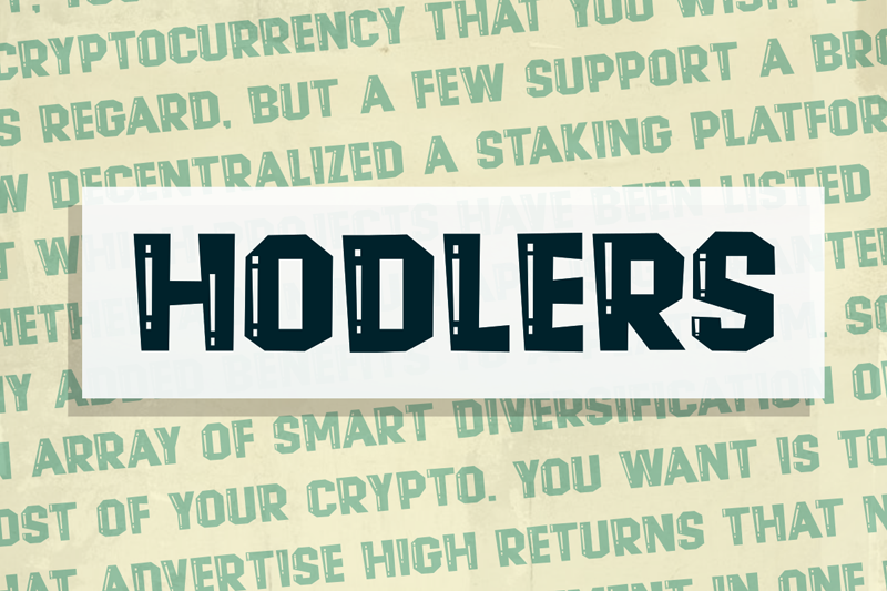 Hodlers Font