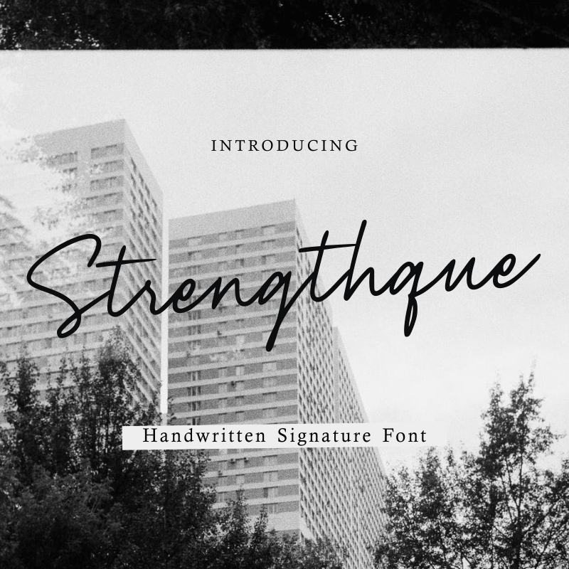Strengthque Font
