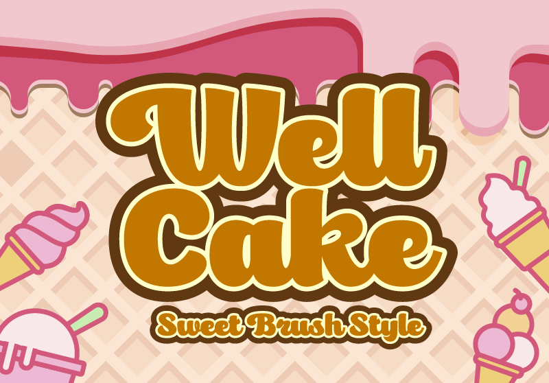 Well Cake Font