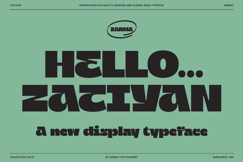 Zatiyan Font