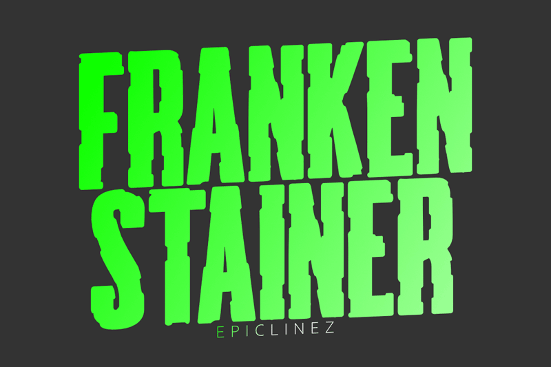 Frankenstainer Font