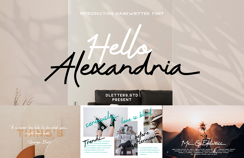 Hello Alexandria Font